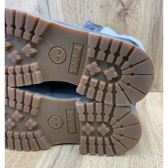 Timberland Women's Jayne Waterproof Fleece Fold Down Boots Dark Gray Women's 9 M - Picture 14 of 16